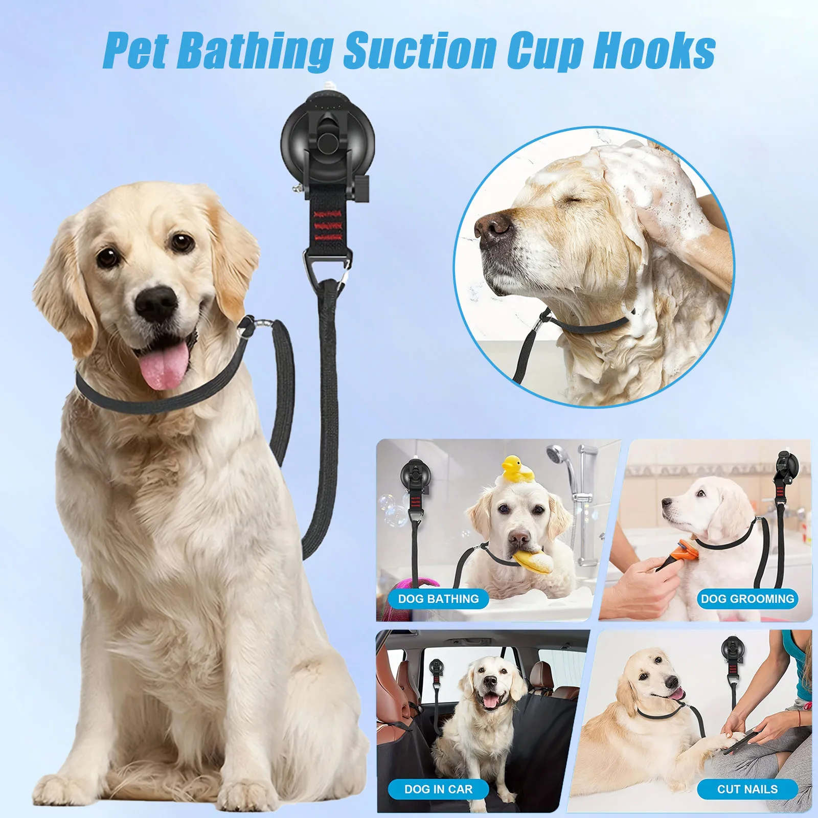 Beautiful view of Cat Leash Stroller Suction Cup Attachment Kit