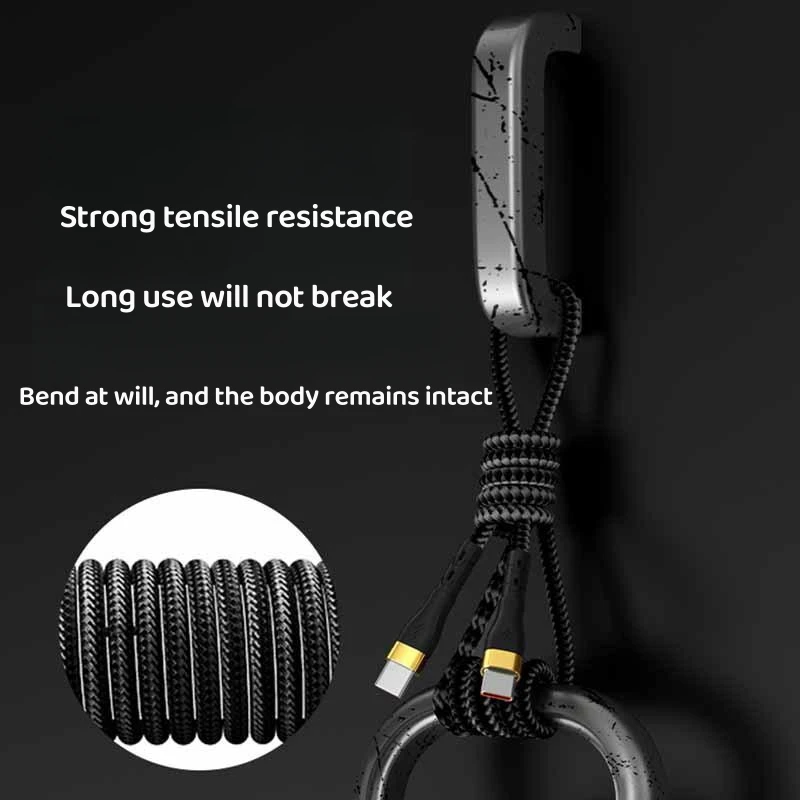 120W Type C Cable Fast Charging Type C to Type C Wire Cord For Samsung S23 Huawei Xiaomi C To C Type C USB C Cable Accessories - Image 5