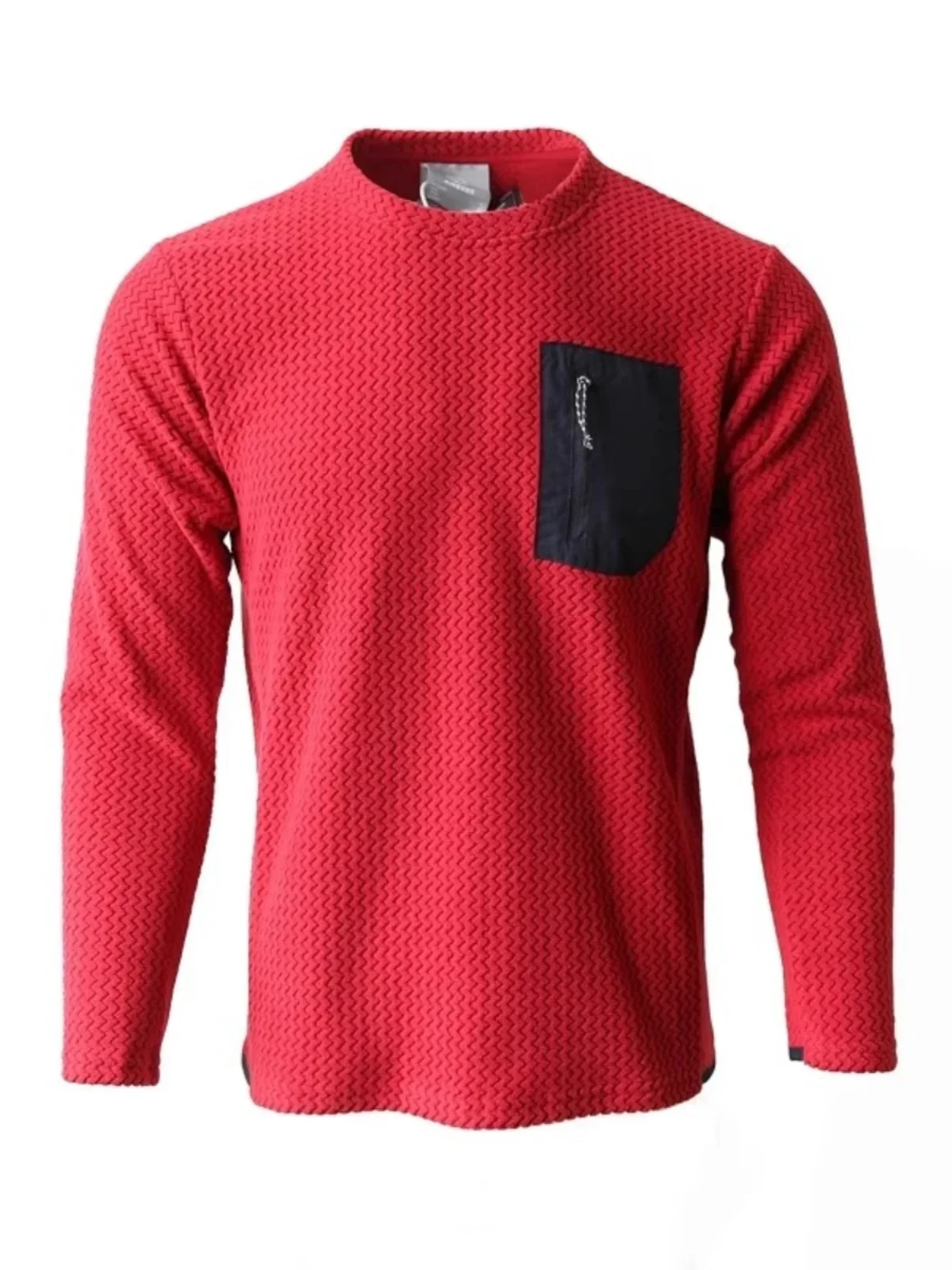 Outdoor High-End Men's Long Sleeve round Sweatshirt Couple Commuting Spor Sle DongjiU Home Casual Youthful XT36