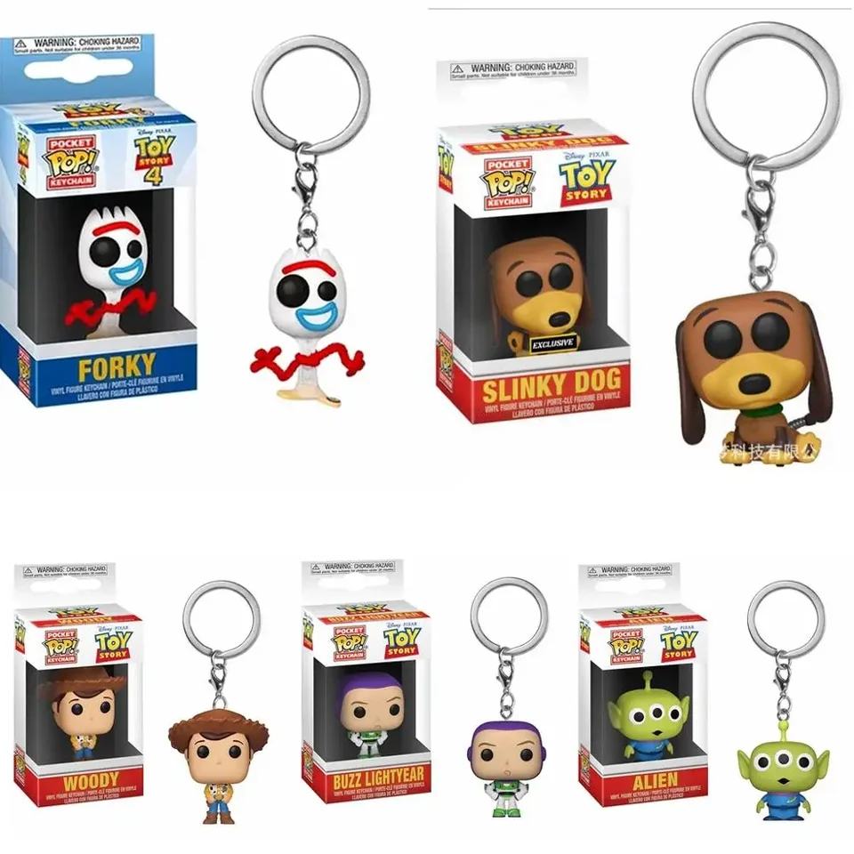 FUNKO Pocket Keychain with original box Toy Story Action Figure
