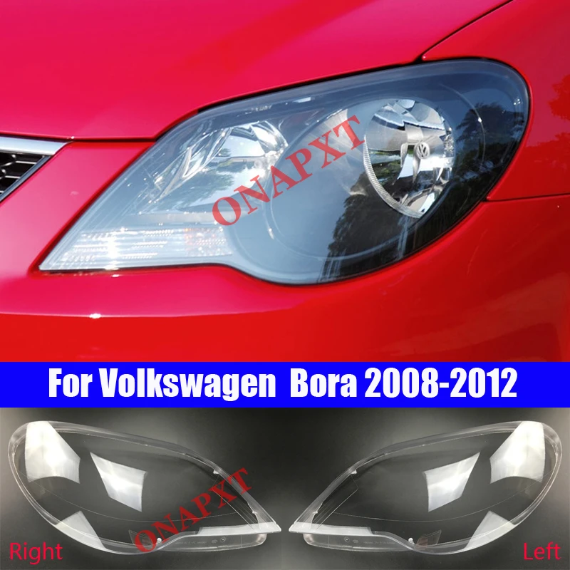 Car Front Headlight Cover For Volkswagen Vw Bora 20082012 Light Caps