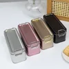 New Metal Rectangular Iron Box with Lid Storage Box Cake Packaging Box Durable Old-fashioned Buckle Iron Box 1