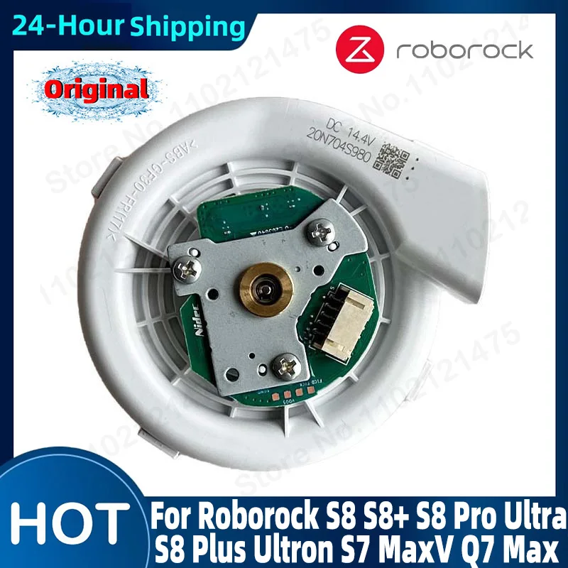 

Original Fan Motor Engine Module For Roborock S8 PLUS Ultron S8+ S8 Pro Ultra Q7 Max S7 MaxV Vacuum 6000Pa 20N704S980 Parts