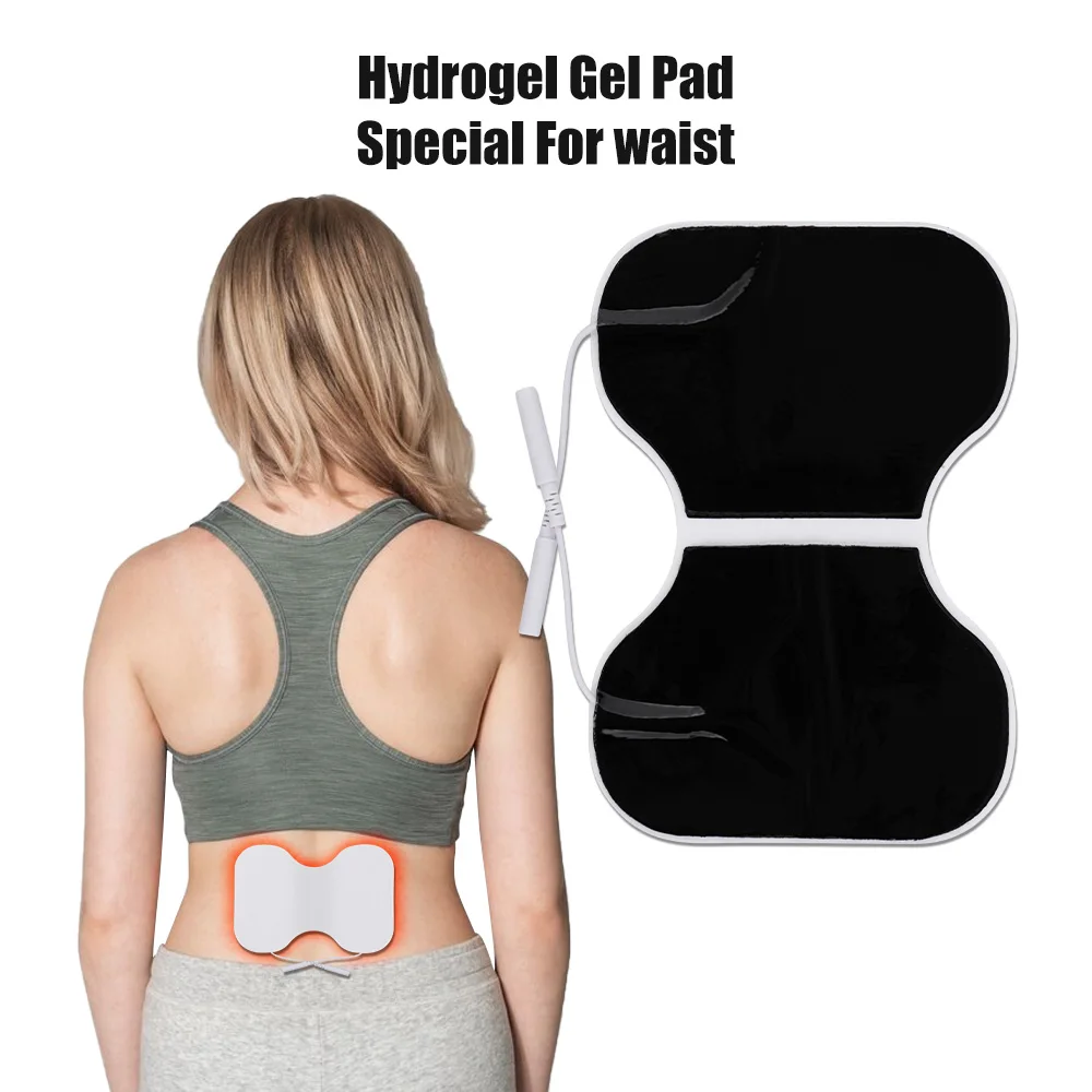 2/4PCS TENS Unit 2mm Plug Electrode Pad for Waist and Back Acupuncture Treatment Massager Replacement Muscle Stimulator Stickers electrode pads