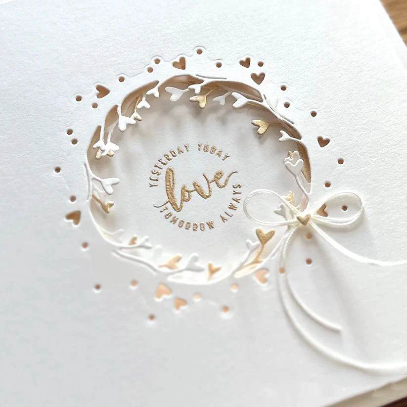 돼지 공예 금속 절단 다이 컷 다이 금형 사랑 원형 배경 스크랩북 종이 공예 칼 금형 블레이드 펀치 스텐실 다이