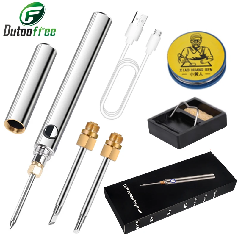 15W Wireless Charging Electric Soldering Iron Pen Set  USB Cordless Lithium Battery Solder Iron Portable Repair Welding Tools lithium electric welding pen soldering iron charging wireless portable electric soldering iron automobile polishing machine tool