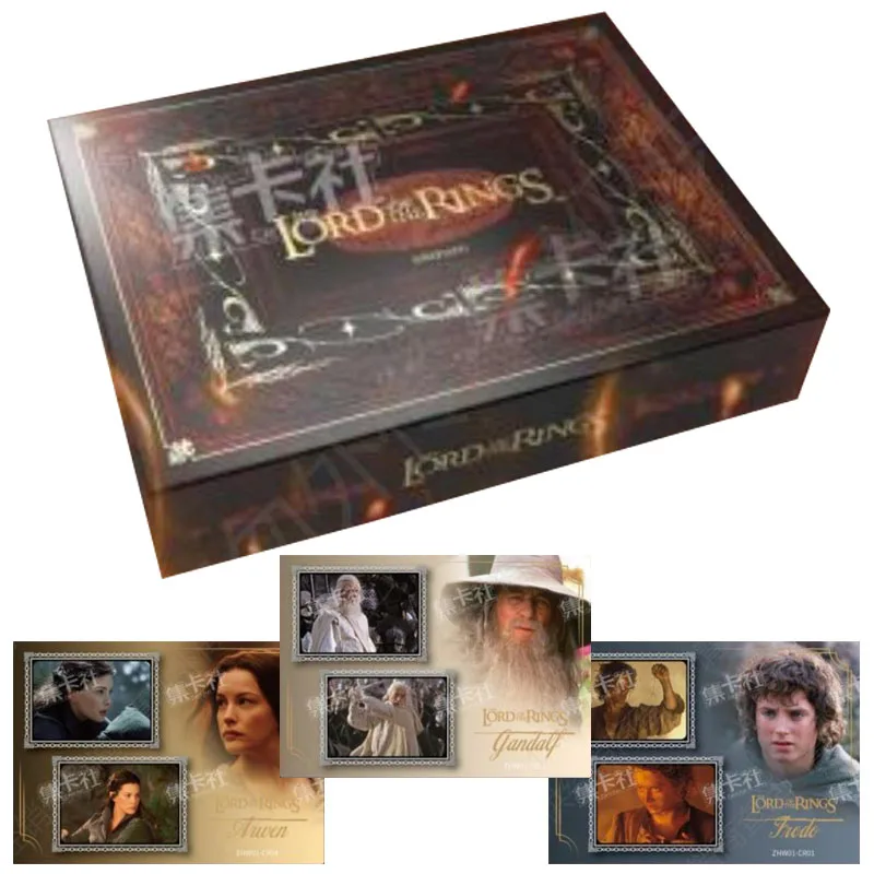 

The Lord of the Rings Cards Anime Movie Collection Card Booster Box Frodo Gandalf Aragon Character Rare Peripheral Children Gift