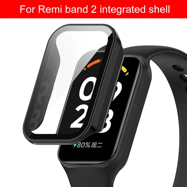 Compre 2-em 1 Quadro de PC Rígido + Temperado Caso de Relógio de Tela  Resistente a Riscos de Vidro Para Apple Watch Series 7 45mm - Preto da  China