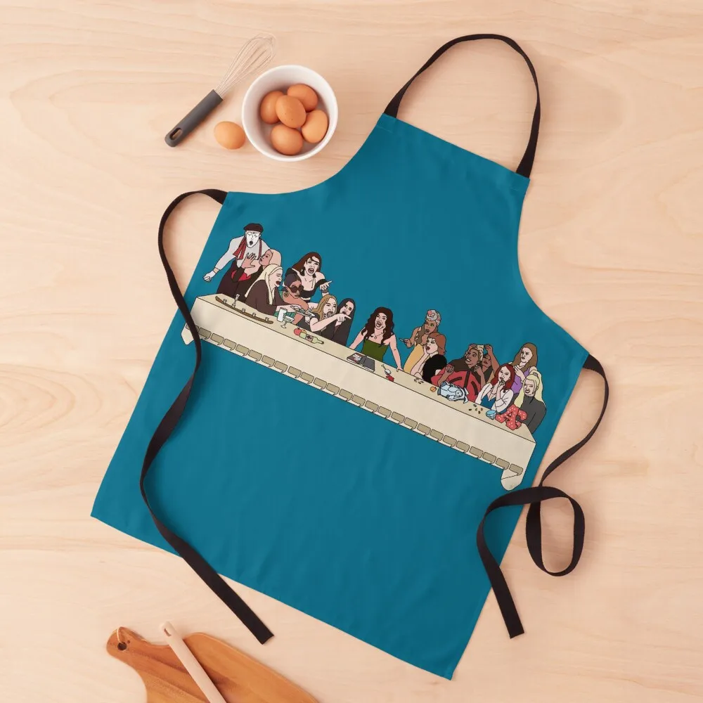 

The Last Supper of the Real Housewives Apron professional hairdresser For Men Korean Apron