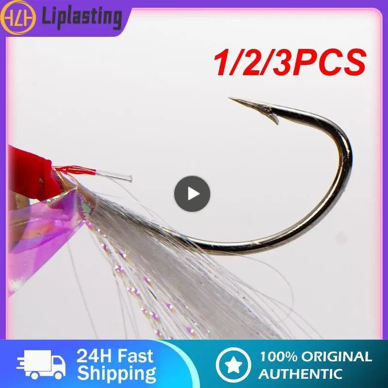 1/2/3PCS Set Carbon Steel Astringency Mackerel Feathers Bass Lure Sea  Fishing Hooks Luminous Fishing Hook Bait Hooks Wire Tool - AliExpress