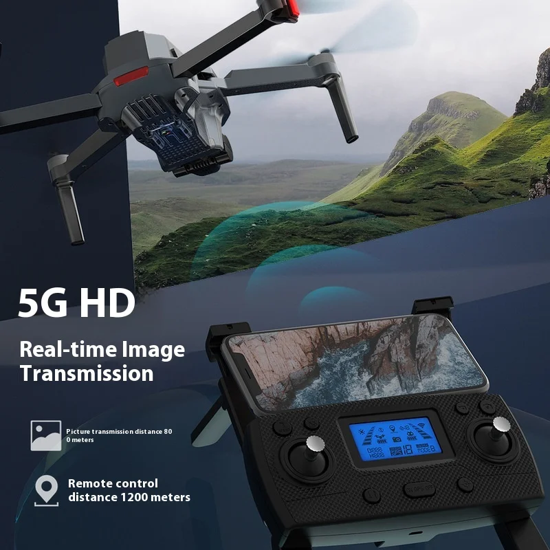 Xiang 3 Sg907max Four-channel Folding Gps Uav Three-axis Head 4k Aerial Photography Aircraft Quadcopter Remote Control Aircraft 4