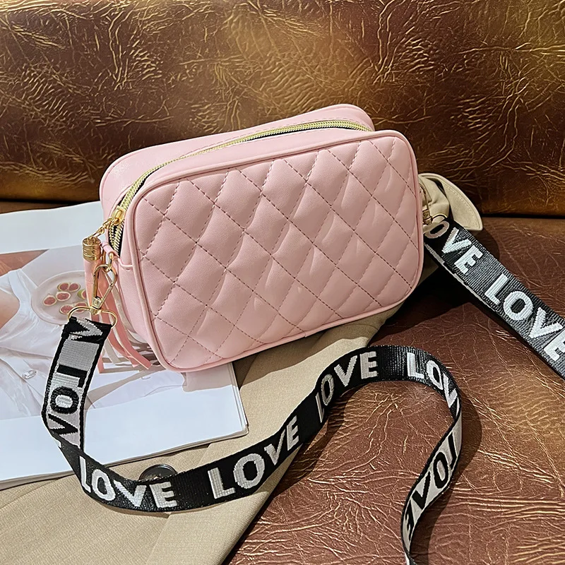 Bolso de mano con estampado clásico para mujer Bolso cuadrado Bolso cruzado  , Bolsos tipo cartera Monedero con asa superior Bolso de mano mediano Bolso  de hombro de cuero , Bolsos de