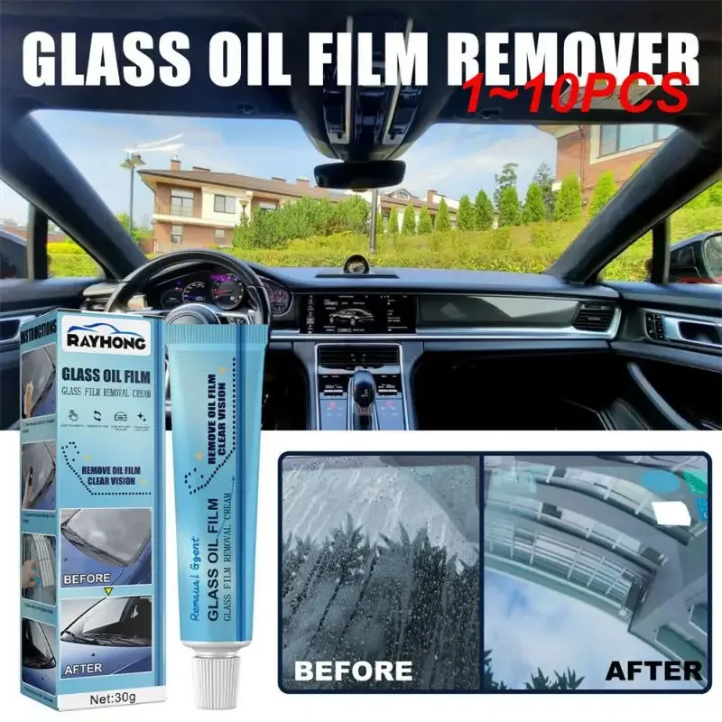 

1~10PCS Rayhong GM Glass Polishing Degreaser Cleaner Oil Film Cleaning Polishing Paste For Bathroom Window Glass Windshield Car