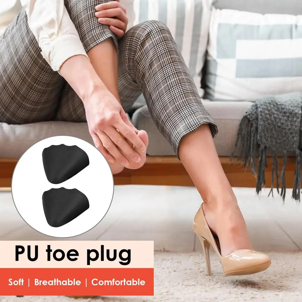 1 Paar Zehenstopfen mit hohem Absatz, Schuheinlage, große Schuhe, Zehenfrontfüller, Kissen, Schmerzlinderung, Schutz, Schuhe, Zubehör – Detail 5