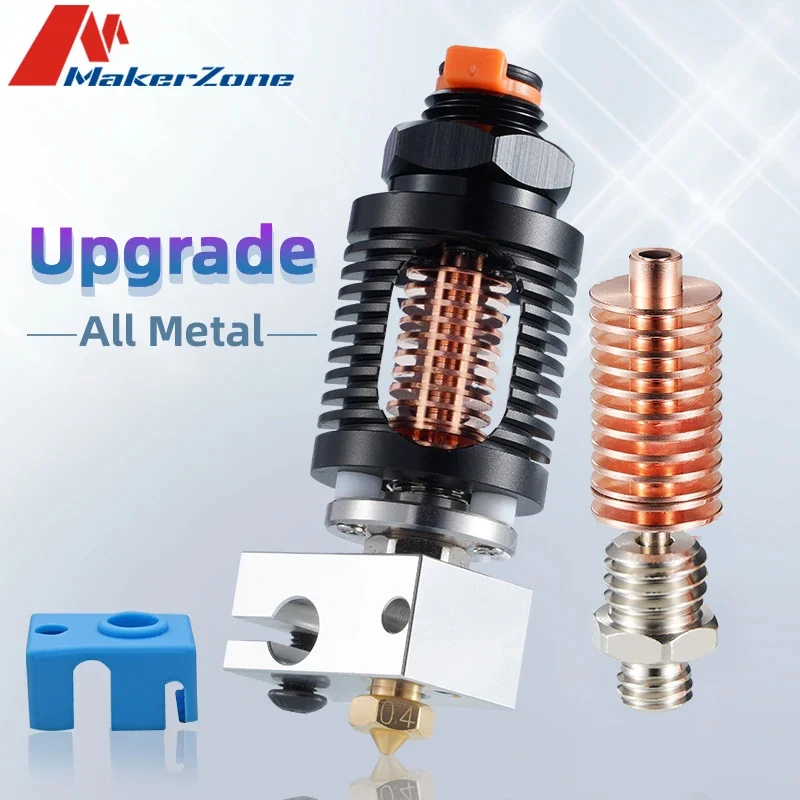 Kit de Extrusora Dissipador de Calor Filamento Abs Compatível com E3d v6 v0 v6 Alta Capacidade 175 mm