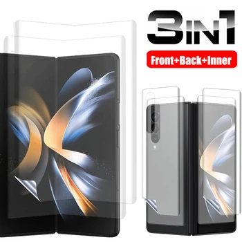 Pellicola morbida idrogel anteriore a copertura totale per Samsung Galaxy Z Fold 3 2 5G Protezione schermo per Samsung Galaxy Z Fold 4 5 5G Z Fold 6