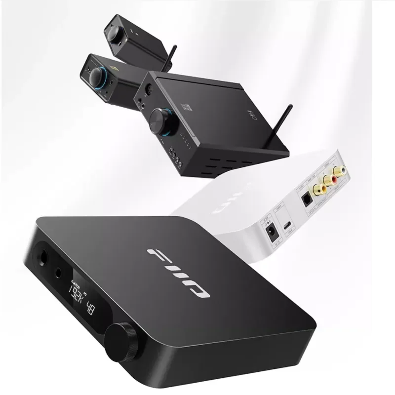 FiiO K11 HiFi Balanced Decoder Headphone Amplifier USB DAC Hi-Res Audio 1400W Power 384kHz/24Bit DSD256 4.4MM 6.5MM RCA Co