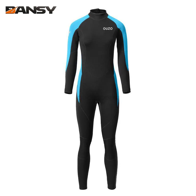 

Women's Long Sleeved Diving Suit Wear Resistant Waterproof Wetsuit One-piece Full-body Wetsuit Surfing Swimsuit Multi Color