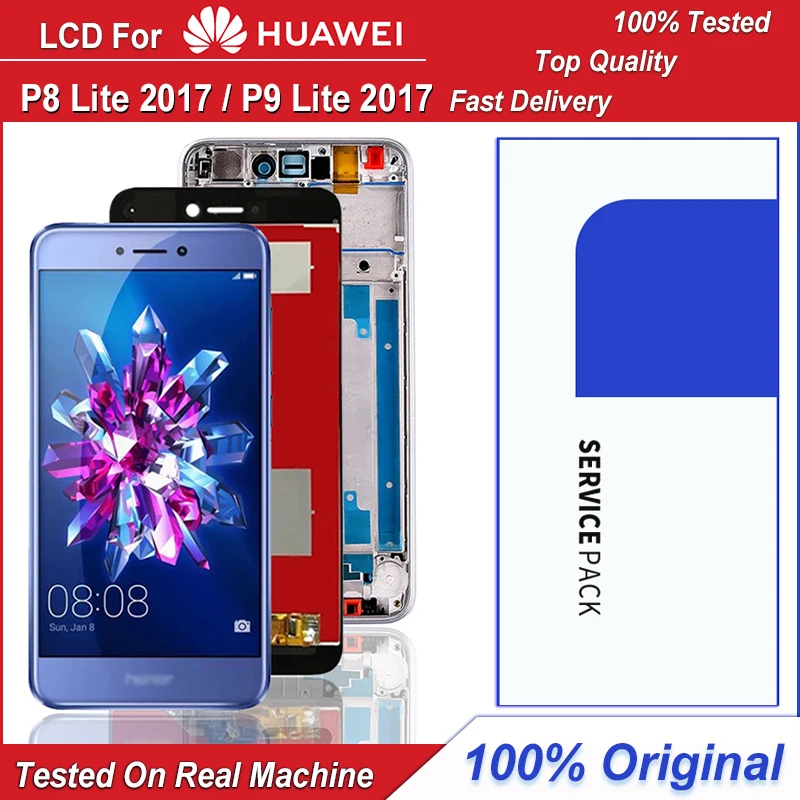

5.2" IPS LCD Display For Huawei P8 Lite 2017 LCD Touch Screen Digitizer Assembly For Huawei P9 Lite 2017 PRA-LA1 PRA-LX1 LCD