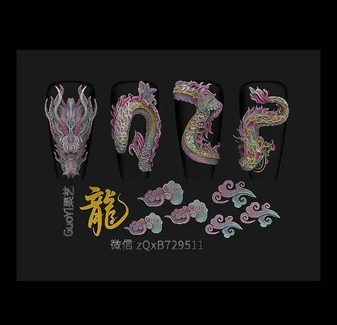 1pc Bowknot Sea  Jellyfish Shell Rose Leaf  3D Acrylic Mold Nail Art Decoration Nails DIY Design Silicone  Nails Mol