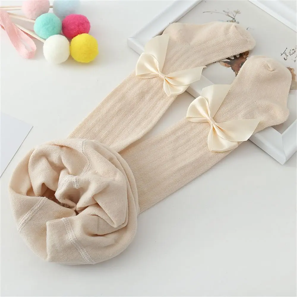 Princess Babys Kids Anti-mosquito Leggings Summer Girls Pantyhose Soft Breathable Mesh Bow Tie Decor Tights Stockings kids pantyhose kids leggings