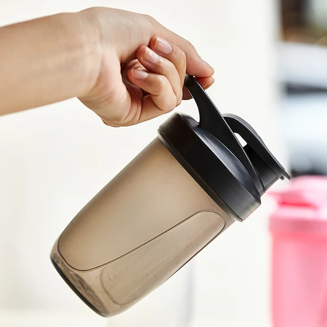Fitn Protein Poer aker Cup Sport Water Bottle Men Women Outdoor Portable Stirring Cup Sc Milk Coffee Meal 300ml 3