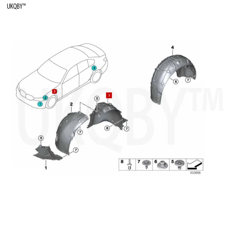 Cover plate wheel cover rear right front 51717340928 51717340927 51719448746 51719448745