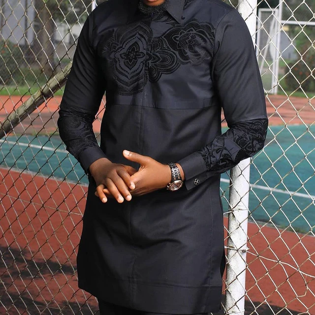 Ahmed Embroidered Dashiki Outfit