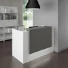 Modern Reception Desk, Multifunctional Modern Transaction Counter Top, Laminate Desktop, Standing Front Table for Office, Home 1