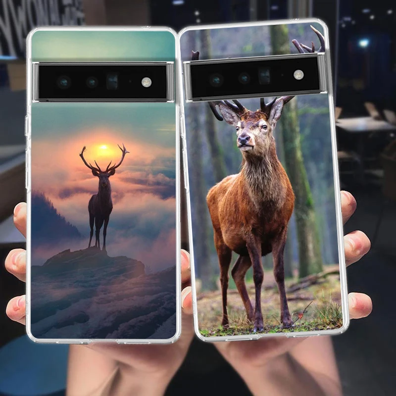 Camo Soft Silicone Shockproof Clear Phone Case Cover