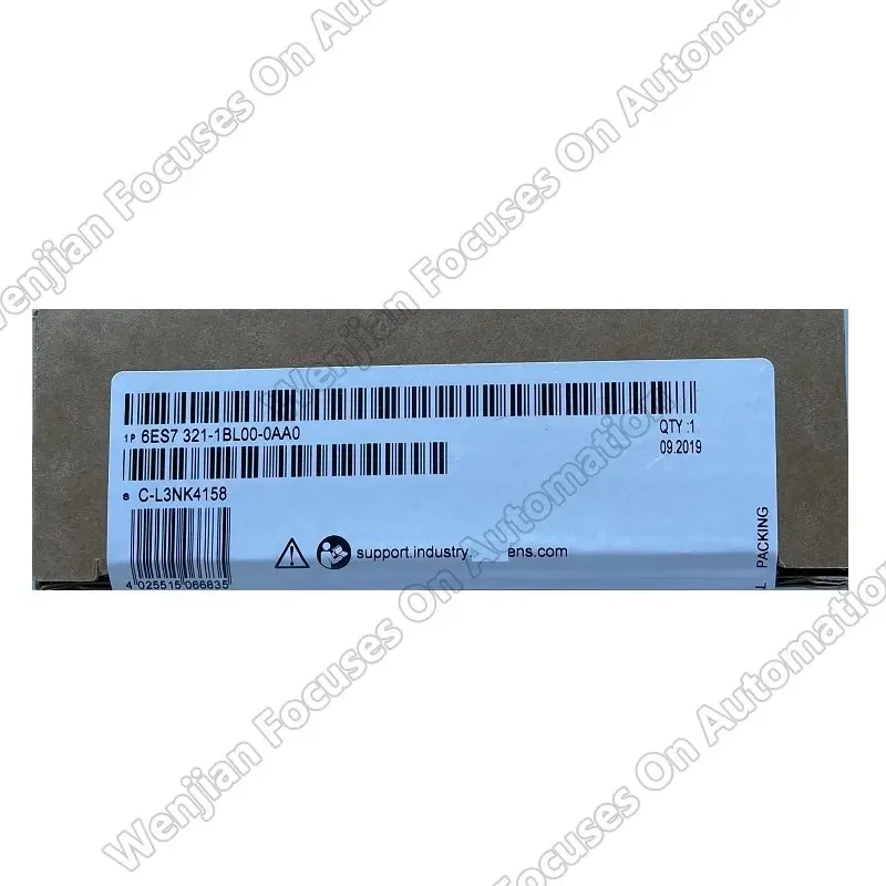 

PLC 6ES7321-1BL00-0AA0 Brand New Original 6es7321-1bl00-0aa0 Module S7-300 SM 321 Potential Isolation 32 Digital Inputs