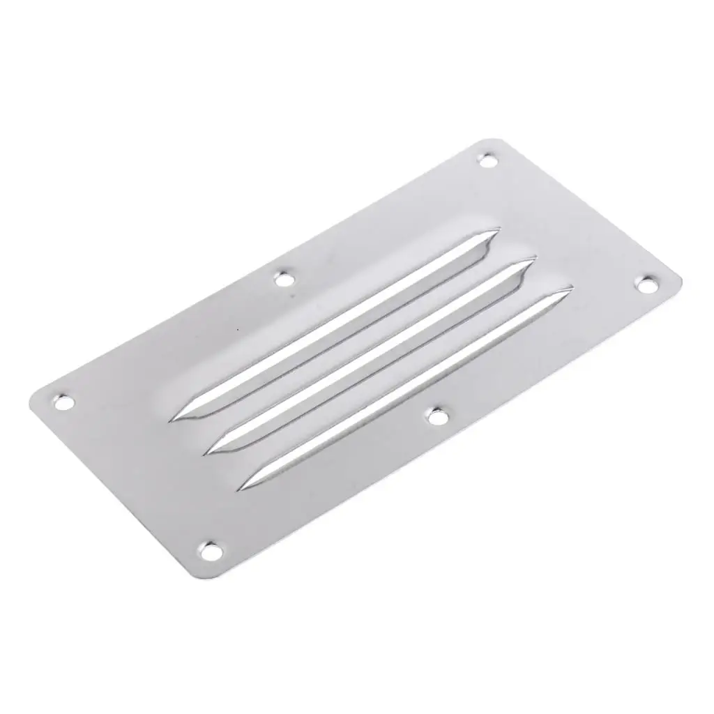 04 Stainless Steel Marine Boat Louver Vent Slot Ventilation