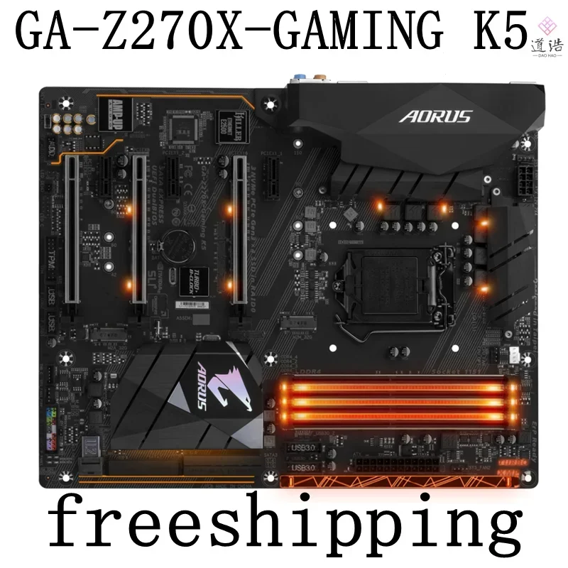 For GA-Z270X-GAMING K5 Motherboard 64GB LGA 1151 DDR4 ATX Mainboard 3 For GA-Z270X-GAMING K5 Motherboard 64GB LGA 1151 DDR4 ATX Mainboard