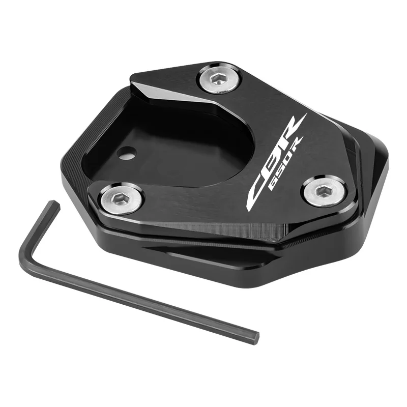 Motorcycle Kickstand Foot Extension Pad Plate - Durable Side Stand Enlarger