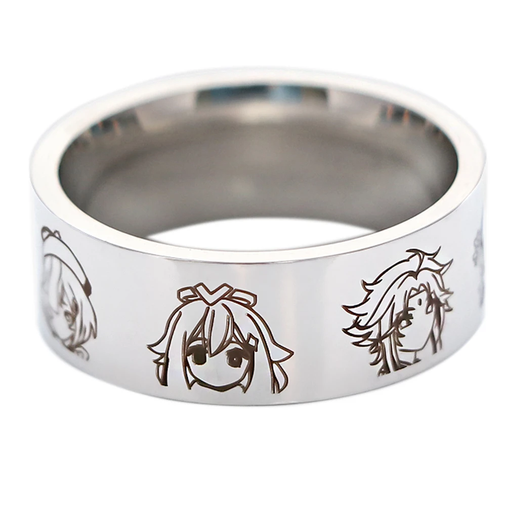 Genshin Impact Stainless Steel Jewelry Stainless Steel Jewelry Ring