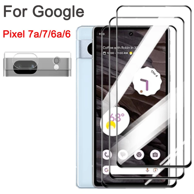 Protector Pantalla para Google Pixel 7a (Frontal+Cámara) Cristal Pelicula