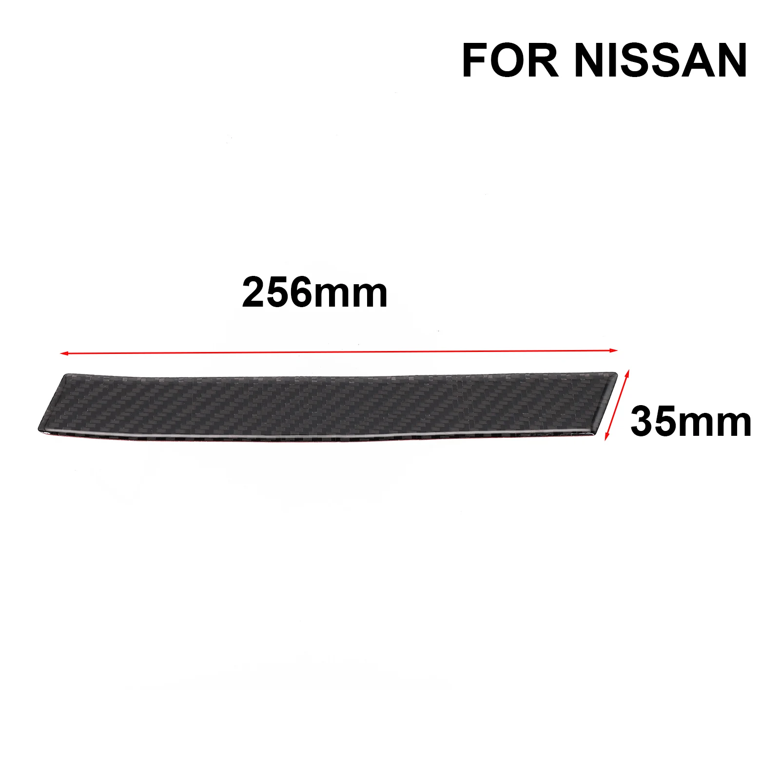 Enhance Your For Nissan 350Z with Carbon Fiber Interior Passenger Door Pull Cover Trim Sleek Design Easy to Install images - 6