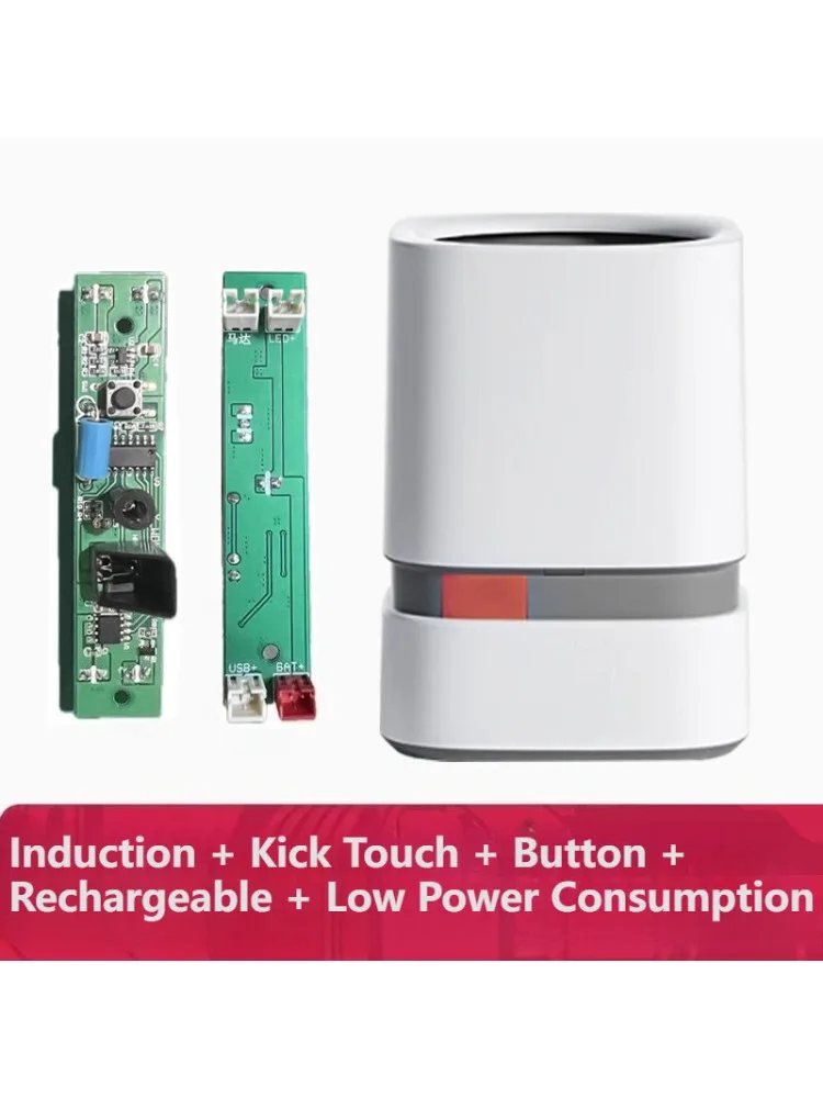Multifunktionale Smart-Mülleimer-Leiterplatte – Bewegungssensor + Kick-Touch + Tastensteuerung + wiederaufladbar, geringer Stromverbrauch 52 mA – Detail 1