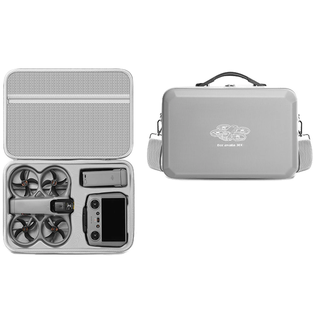 DJI Avata 360 보호 케이스 RC2 컨트롤러 충전 허브 프로펠러 액세서리용 하드 쉘 충격 방지 숄더백