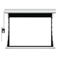 150"Tab-tension Motorized Projector Screen, Upgraded 150 Inch 4K 16:9 HD  3D Good Quality Projector Screens