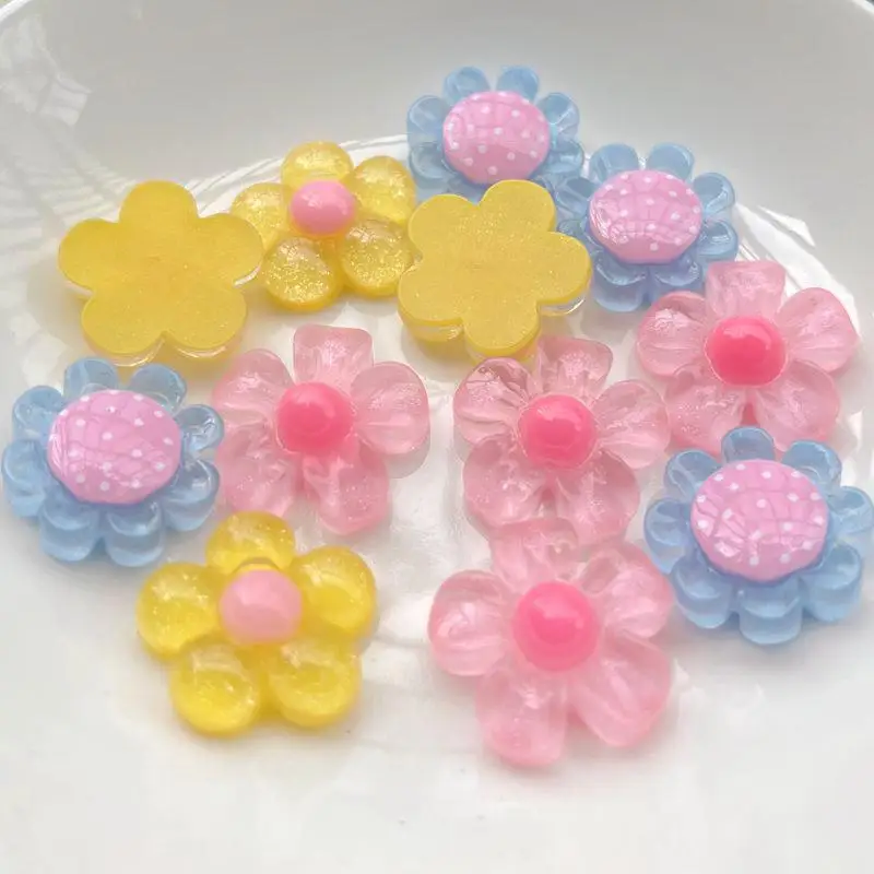 Cute Cactus, flowers Flat Back Resin Cabochons Scrapbooking DIY Jewelry Craft Decoration Accessories 20pcs -HF08 2