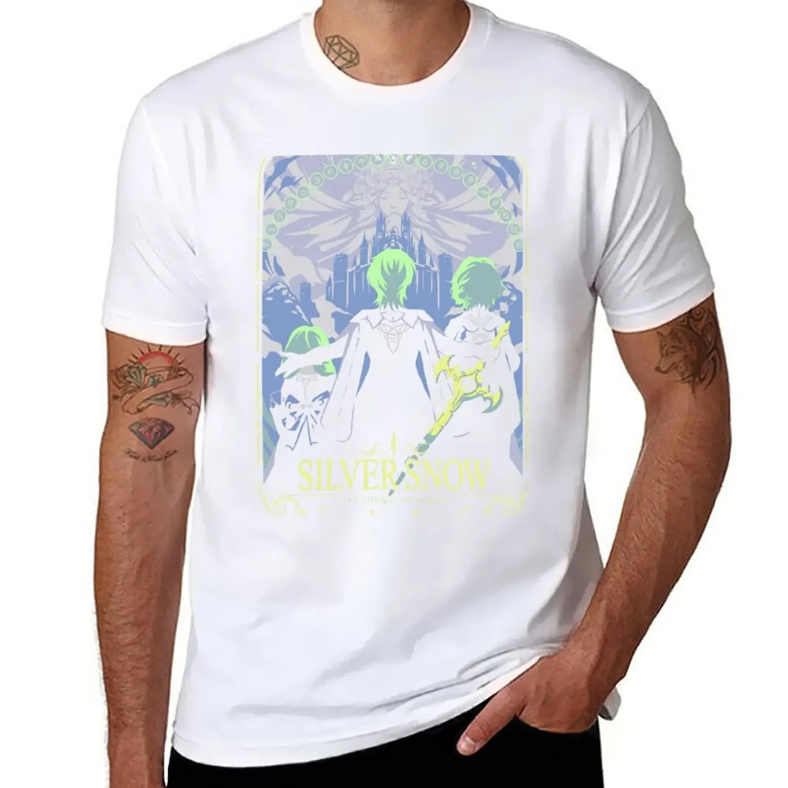 

Silver Snow T-Shirt vintage anime t shirts men