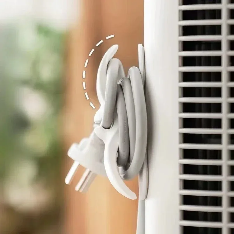 1/3PCS Home Appliance Cable Organizer Electric Cooker Toaster Microwave Oven Wire Winding Fixator Anti-tangle Power Cord Storage