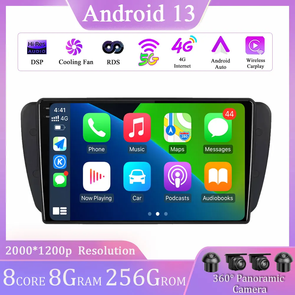 

Car Radio Player For Seat Ibiza 6J 4 2008 - 2015 Wireless Carplay Android Auto Multimedia Stereo Video Navigation No 2din Tools