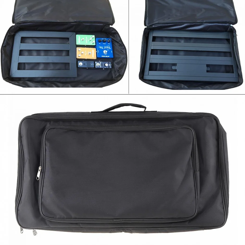 

Black Guitar Effects Pedal Board Gig Bag Universal Portable Case Guitar Pedalboard Carrying Pouch