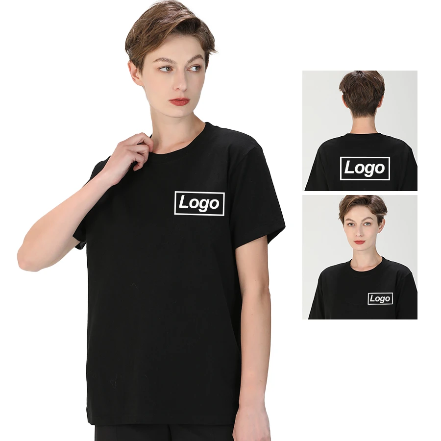 Customize Logo Salon Work Cloth Styling Team Short Sleeves Uniform  Hairdressing Hair Stylist Barber Cape Apron Personalize 1702 - Wrap -  AliExpress