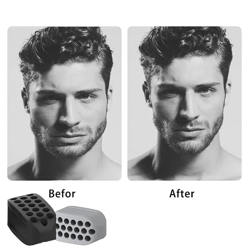 Silicone Jaw Exerciser & Facial Toner - Jawline and Neck Toning Beauty Tool