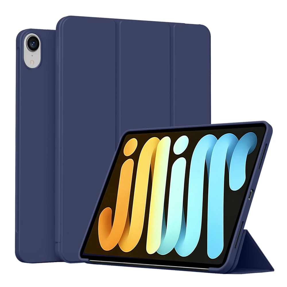 Premium Magnetic Flip Smart Cover with Soft Silicone Back