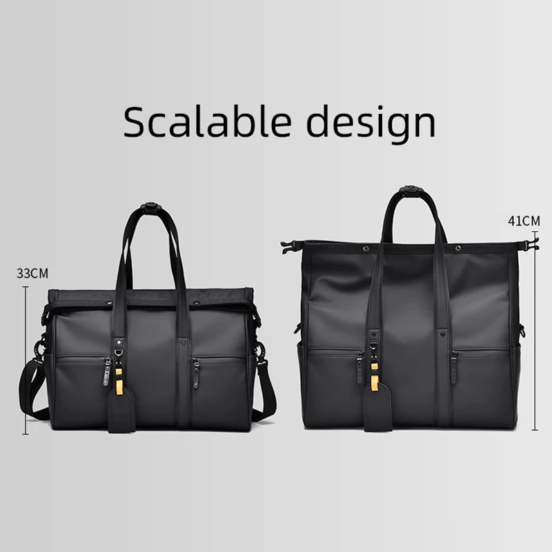 34L-41L Waterproof Sport Fitness Pack Expandable Yoga Bag Travel Bag Dry Wet Separation Luggage Handbag Men Commute Shoulder Bag 5
