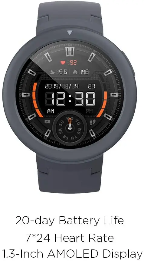 Умные часы Huami AMAZFIT Verge Lite для мужчин и женщин водонепроницаемые спортивные